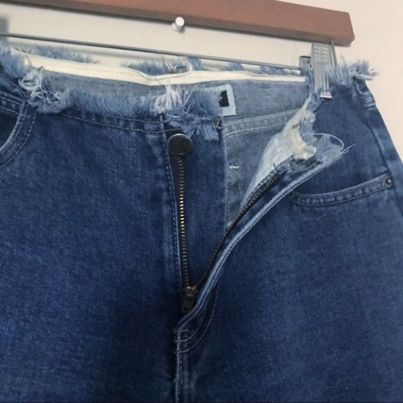 90s Y2K R4R Rave 4 Real Fringe Edges Flare jeans - Picture 5 of 11